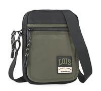 Lois - Bandoleras Hombre - Bolso Hombre Bandolera Ajustable - Bandolera Hombre Poliéster - Bolso Bandolera Hombre. Bolso de Hombre Pequeño., Negro