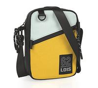 Lois - Bandoleras Hombre - Bolso Hombre Bandolera Ajustable - Bandolera Hombre Poliéster - Bolso Bandolera Hombre. Bolso de Hombre Pequeño., Mostaza-Menta