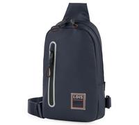 Lois - Bandoleras Hombre - Bolso Hombre Bandolera Ajustable - Bandolera Hombre Lona - Bolso Bandolera Hombre. Bolso de Hombre Pequeño., Marino