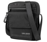 Lois - Bolso Hombre elegante y funcional Bolsitos Para Hombre resistentes y modernos con estilo casual, ideales para el día a día, Negro