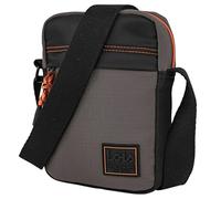 Lois - Bolso Hombre elegante y funcional Bolsitos Para Hombre resistentes y modernos con estilo casual, ideales para el día a día, Negro-Gris