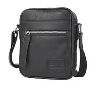 Lois - Bolso Hombre Piel estilo moderno, práctico y elegante Bandoleras Hombre Piel ideal para viajes y trabajo, urbana y funcional, Negro
