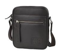 Lois - Bolso Hombre Piel Vegana Estilo Moderno, práctico y elegante Bandoleras Hombre Piel Sintética ideal para viajes y trabajo, urbana y funcional, Marron