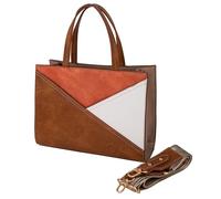 Lois - Bolso Mano Mujer Elegante Estilo Moderno Casual Para Ocio - Bolso De Mano De Mujer Pequeño Versátil para Uso Diario y Eventos, Marron