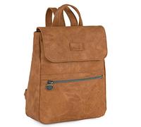 Lois - Bolso Mochila Mujer Elegante Tipo Casual Moderna Para Vestir Mochilas Mujer Estilo Urbano Mochila Negra Mujer Pequeña Ideal Para Uso Diario, Camel