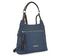 Lois - Bolso Mochila Mujer Elegante Tipo Casual Moderna Para Vestir Mochilas Mujer Estilo Urbano Mochila Negra Mujer Pequeña Ideal Para Uso Diario, Azul