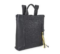 Lois - Bolso Mochila Mujer Elegante Tipo Casual Moderna Para Vestir Mochilas Mujer Estilo Urbano Mochila Negra Mujer Pequeña Ideal Para Uso Diario, Negro
