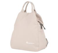 Lois - Bolso Mochila Mujer Elegante Tipo Casual Moderna Para Vestir Mochilas Mujer Estilo Urbano Pequeña Ideal Para Uso Diario, Beige