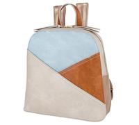 Lois - Bolso Mochila Mujer Elegante Tipo Casual Moderna Para Vestir Mochilas Mujer Estilo Urbano Pequeña Ideal Para Uso Diario, Beige