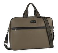 Lois - Bolso Ordenador Portatil Mujer Elegante Para Trabajo Diario Viajes Oficina Estilo Moderno Con Diseño Funcional. Bolso Para Portatil. Maletin Para Ordenador, Taupe