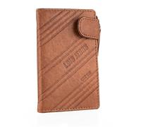 Lois - Carteras para Hombre Elegantes de Alta diseño Moderno. Billeteras para Hombre compactas Estilo clásico Cartera Monedero Funcional., Marron