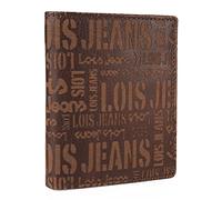 Lois - Carteras para Hombre Piel. Billeteras para Hombre. Cartera Hombre Piel con Monedero y múltiples Compartimentos, billeteras y monederos. Cartera Hombre. RFID, Marron