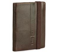 Lois - Cartera de Piel para Hombre - Cartera Hombre Piel con Monedero Interior y Tarjetero, diseño Slim, Cuero auténtico, Regalo Elegante. Proteccion RFID, Marron