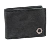 Lois - Cartera de Piel para Hombre - Cartera Hombre Piel con Monedero Interior y Tarjetero, diseño Slim, Cuero auténtico, Regalo Elegante. Proteccion RFID, Gris Oscuro