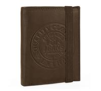 Lois - Cartera de Piel para Hombre - Cartera Hombre Piel con Monedero Interior y Tarjetero, diseño Slim, Cuero auténtico, Regalo Elegante. Proteccion RFID, Marron