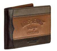 Lois - Carteras para Hombre Elegantes de Alta diseño Moderno. Billeteras para Hombre compactas Estilo clásico Cartera Monedero Funcional., Marrón Oscuro