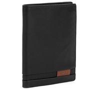 Lois - Cartera de Piel para Hombre - Cartera Hombre Piel con y Tarjetero, diseño Slim, Cuero auténtico, Regalo Elegante. Proteccion RFID, Negro