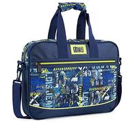 Lois - Cartera Extraescolares Niña - Maletin Escolar Infantil con Doble Asa, Ajustable - Mochila Bandolera Escolar Niña Ligera - Maletín Escolar Infantil para Colegio 131706, Marino
