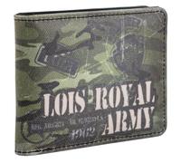 Lois - Cartera Juvenil Negro De Lona Resistente para Chico Deporte Casual con Bolsillo Monedero Cremallera Ideal para Adolescente Y Jovenes
