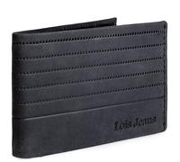 Lois - Carteras para Hombre Piel. Billeteras para Hombre. Cartera Hombre Piel con Monedero y múltiples Compartimentos, billeteras y monederos. Cartera Hombre. RFID, Negro