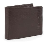 Lois - Carteras para Hombre Elegantes de Alta diseño Moderno. Billeteras para Hombre compactas Estilo clásico Cartera Monedero Funcional., Marron