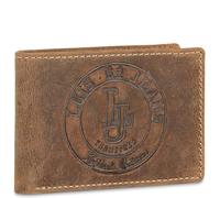 Lois - Carteras para Hombre Elegantes de Alta diseño Moderno. Billeteras para Hombre compactas Estilo clásico Cartera Monedero Funcional., Marron