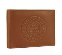 Lois - Carteras para Hombre Elegantes de Alta diseño Moderno. Billeteras para Hombre compactas Estilo clásico Cartera Monedero Funcional., Tan
