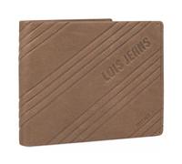 Lois - Carteras para Hombre Elegantes de Alta diseño Moderno. Billeteras para Hombre compactas Estilo clásico Cartera Monedero Funcional., Marron