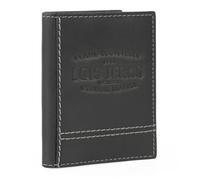 Lois - Carteras para Hombre Elegantes de Alta diseño Moderno. Billeteras para Hombre compactas Estilo clásico Cartera Monedero Funcional., Negro