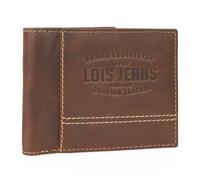 Lois - Carteras para Hombre Elegantes de Alta diseño Moderno. Billeteras para Hombre compactas Estilo clásico Cartera Monedero Funcional., Marron