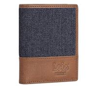 Lois - Carteras para Hombre Elegantes de Alta diseño Moderno. Billeteras para Hombre compactas Estilo clásico Cartera Monedero Funcional., Azul