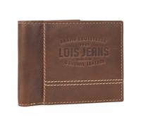 Lois - Carteras para Hombre Elegantes de Alta diseño Moderno. Billeteras para Hombre compactas Estilo clásico Cartera Monedero Funcional., Marron