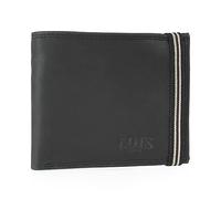Lois - Carteras para Hombre Piel. Billeteras para Hombre. Cartera Hombre Piel con Monedero y múltiples Compartimentos, billeteras y monederos. Cartera Hombre. RFID, Negro