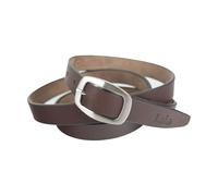 Lois Cinturón Cuero Piel Genuina. Hebilla Metálica. Logo Troquelado. Resistente Flexible Clásico y Duradero. Caja para Regalo Original. Marca de Calidad. 49609, Color Marron, 100 para Mujer