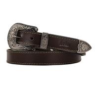 Lois - Cinturon Mujer Ajustable Cuero Moda Diario Casual Formal Cinturones De Mujer Diseño Clásico Hebilla Metálica Cinturones Mujer Piel Calidad, Marron