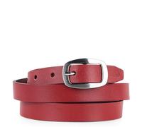 Lois - Cinturon Mujer Ajustable Cuero Moda Diario Casual Formal Cinturones De Mujer Diseño Clásico Hebilla Metálica Cinturones Mujer Piel Calidad, Rojo