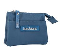 Lois - Monedero para mujer - Billetera resistente para mujer - Billetera para mujer con materiales de alta calidad - Monedero con cremallera para mujer pequeño, billetera para mujer pequeña, azul