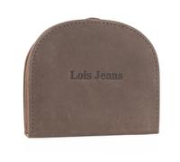 Lois - Monedero Piel para Hombre, Monederos Pequeños, Portamonedas y Monedero de Piel Hombre. RFID, Marron