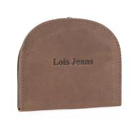 Lois - Monedero Piel Hombre Compacto para Uso Diario, Monedero Hombre Pequeño De Cuero con Diseño Funcional para Llevar Monedas Y Objetos Esenciales con Comodidad, Camel