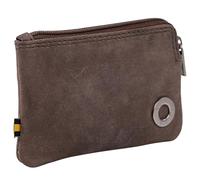 Lois - Monedero Piel Hombre Compacto para Uso Diario, Monedero Hombre Pequeño De Cuero con Diseño Funcional para Llevar Monedas Y Objetos Esenciales con Comodidad, Marron