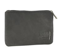 Lois - Monedero Piel para Hombre, Monederos Pequeños, Portamonedas y Monedero de Piel Hombre. RFID, Antracita