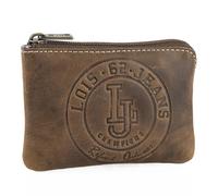 Lois - Monedero Piel para Hombre, Monederos Pequeños, Portamonedas y Monedero de Piel Hombre. RFID, Marron
