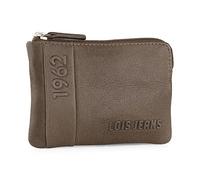 Lois - Monedero Piel para Hombre, Monederos Pequeños, Portamonedas y Monedero de Piel Hombre. RFID, Marrón Oscuro