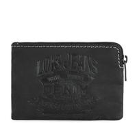 Lois - Monedero Piel para Hombre, Monederos Pequeños, Portamonedas y Monedero de Piel Hombre. RFID, Negro