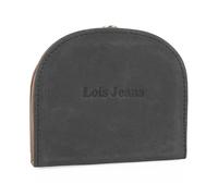 Lois - Monedero Piel para Hombre, Monederos Pequeños, Portamonedas y Monedero de Piel Hombre. RFID, Negro