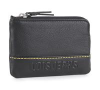 Lois - Monedero Piel para Hombre, Monederos Pequeños, Portamonedas y Monedero de Piel Hombre. RFID, Negro