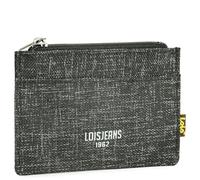 Lois - Porta Tarjetas y Cartera Tarjetero Hombre - Elegante Tarjeteros Hombre Tarjetas Crédito y Card Holder, Ideal Carteras para Hombre, Negro