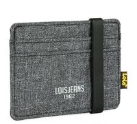 Lois - Porta Tarjetas y Cartera Tarjetero Hombre - Elegante Tarjeteros Hombre Tarjetas Crédito y Card Holder, Ideal Carteras para Hombre, Gris Oscuro