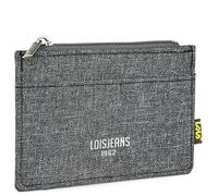 Lois - Porta Tarjetas y Cartera Tarjetero Hombre - Elegante Tarjeteros Hombre Tarjetas Crédito y Card Holder, Ideal Carteras para Hombre, Gris Oscuro