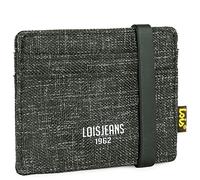 Lois - Porta Tarjetas y Cartera Tarjetero Hombre - Elegante Tarjeteros Hombre Tarjetas Crédito y Card Holder, Ideal Carteras para Hombre, Negro